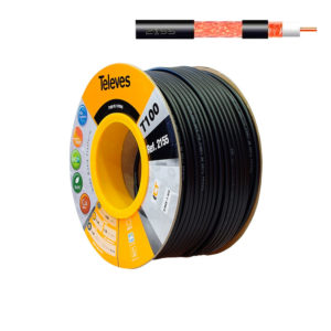 Televes 2155 cable exterior negro PE